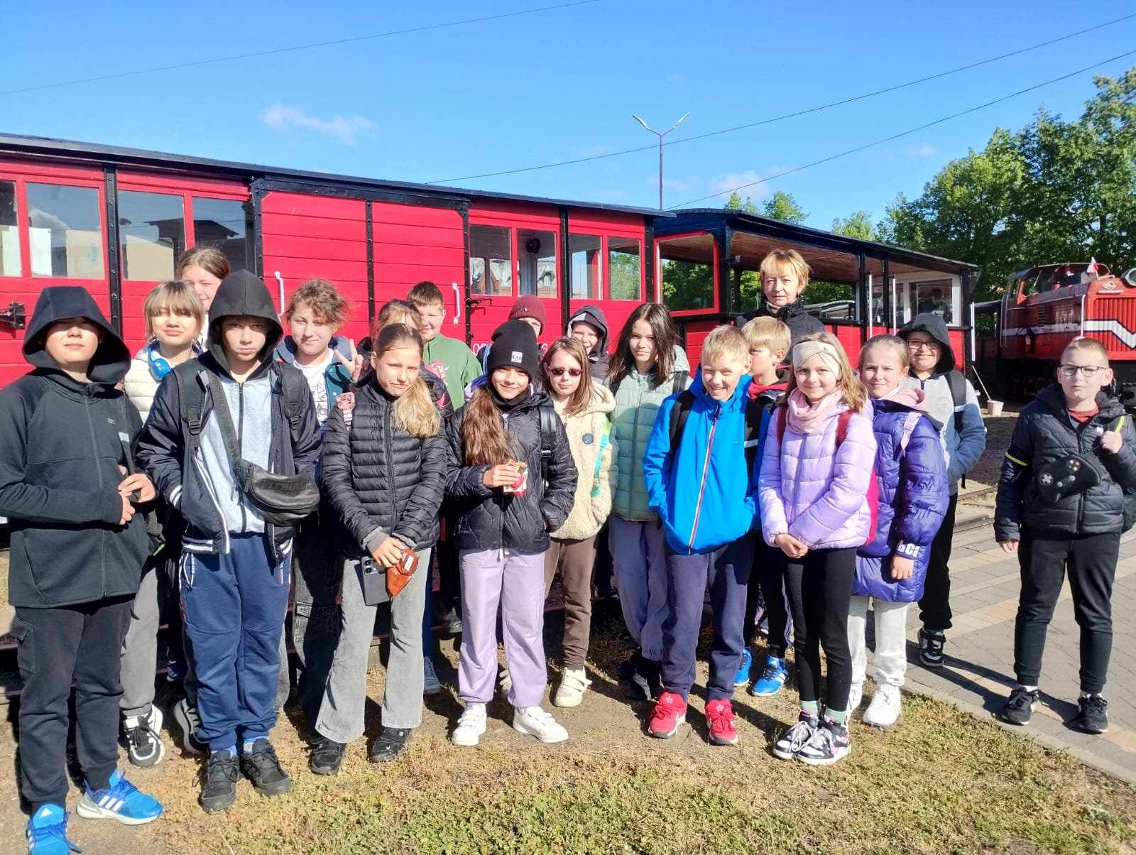 Wycieczka klasy 4a do Biskupina