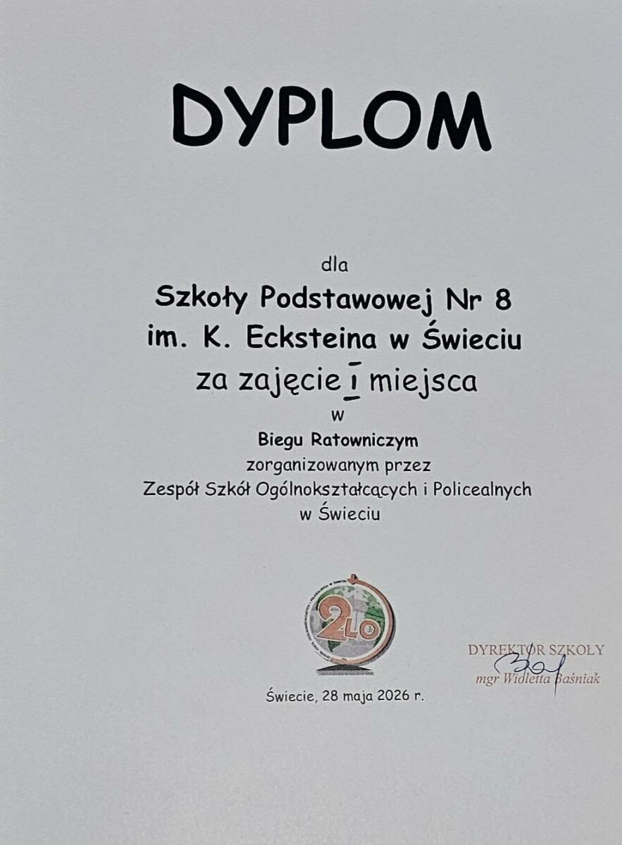 I miejsce w Biegu Ratowniczym!
